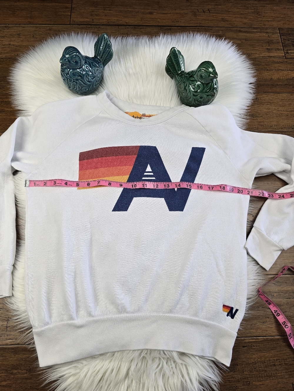 Aviator Nation Logo Crewneck Sweatshirt XS - Picture 13 of 14